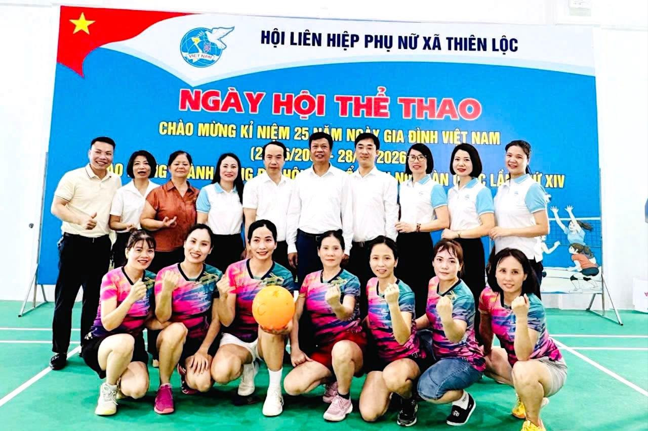 Phụ nữ Thiên Lộc sôi nổi hưởng ứng Ngày Gia đình Việt Nam